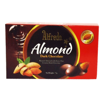 ALFREDO BOX   70g ALMOND DARK