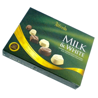 ALFREDO FINE MILK & WHITE CHOCO