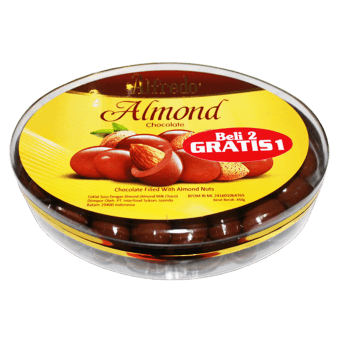 ALFREDO OVAL ALMOND CHOC