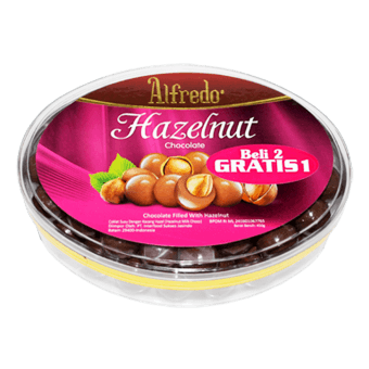 ALFREDO OVAL HAZELNUT CHOC