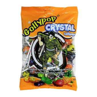 GOLLYPOP CRYSTAL LOLLIPOPS ASST. FLV.