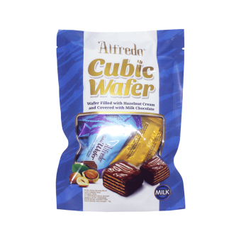ALFREDO CUBIC WAFER BAG   70g HAZELNUT MILK