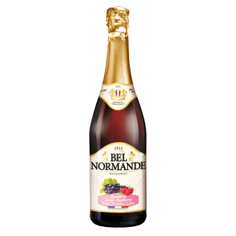 BEL NORMANDE GRAPE RASBERRY JUICE