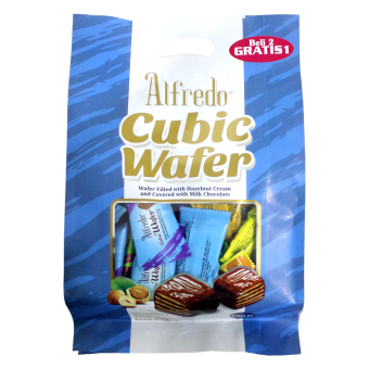 ALFREDO CUBIC WAFER BAG  270g HAZELNUT MILK