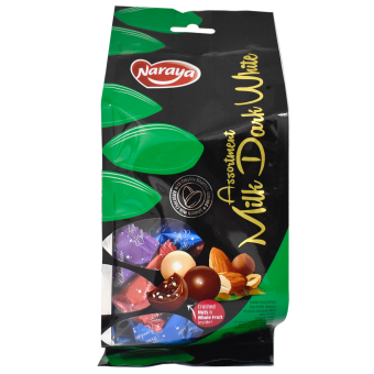 NARAYA CHOC ASSORTMENT M/D/W CHOCO