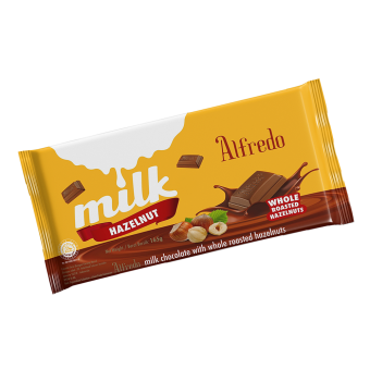ALFREDO BAR  165g MILK HAZELNUT