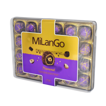 MILANGO DIAMOND MILK CHOCO WAFER WITH HAZELNUT