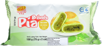 TAN HUE VIEN PIA CAKE DURIAN GREEN TEA