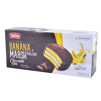 TASTEE CHOCO PIE  BANANA MARSHMALLOW