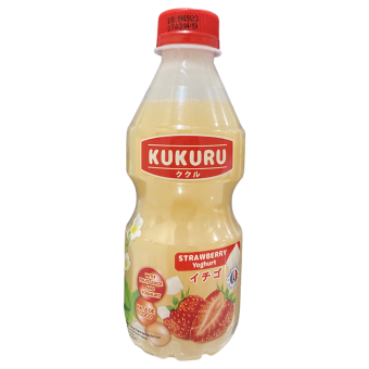 KUKURU STRAWBERRY YOGHURT WITH NATA DE COCO
