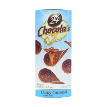 24 CHOCOLA'S CRISPY CARAMEL+SEA SALT