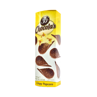 36 CHOCOLA'S 125g*12Ktk CRISPY POPCORN