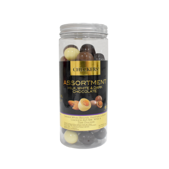 CHECKERS JAR ALMOND ASSORTMENT M/W/D