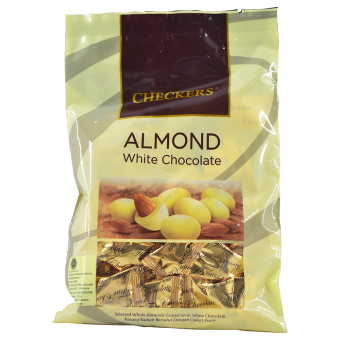 CHECKERS ALMOND WHITE