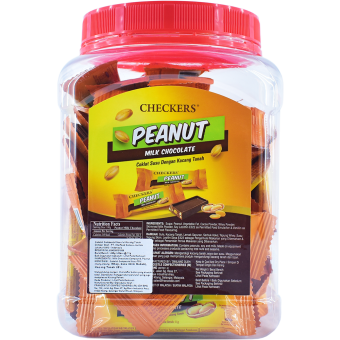 CHECKERS PEANUT MILK CHOCOLATE