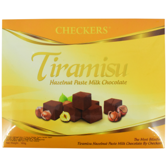 CHECKERS TIRAMISU HAZELNUT PASTE  (YELLOW)