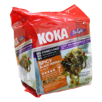 KOKA NON FRIED MIE INSTAN SPICY BLK P'PER
