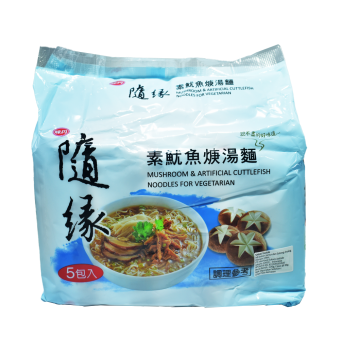 SHUI YUAN MUSHROOM  & ARTIFICIAL CUTTLEFISH NOODLES
