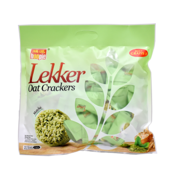 HOOPIE LEKKER  OAT CRACKERS MATCHA