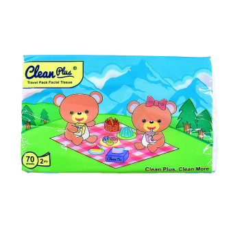CLEAN PLUS TRAVEL PACK BEAR TISSUE